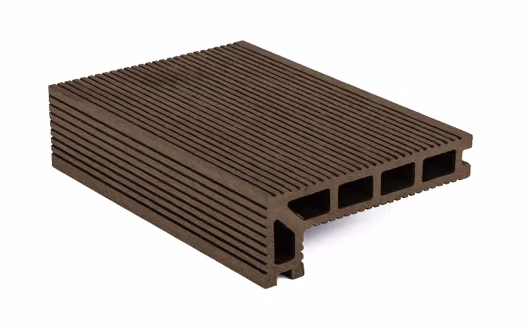 Tavola da terrazza G21, 2,5 x 14 x 400 cm, teak indiano WPC