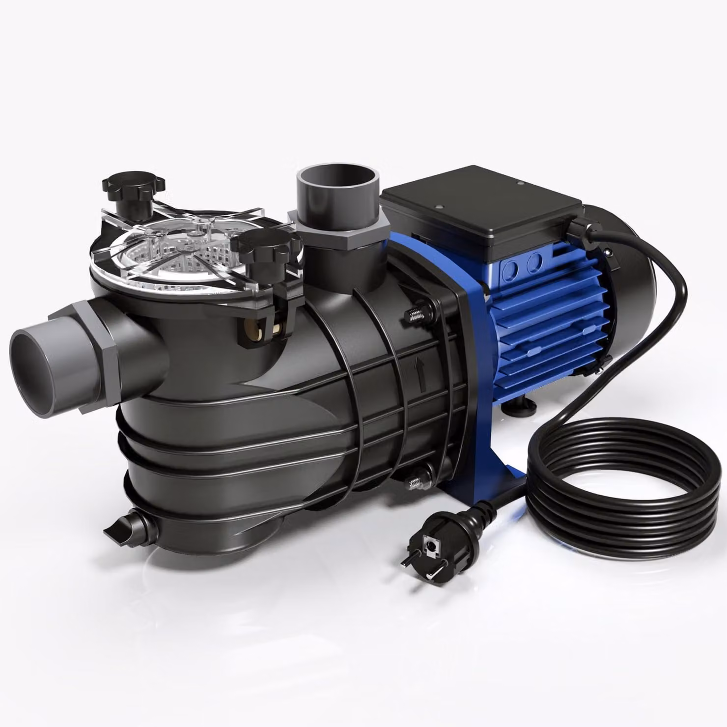 Pompa per piscina 15000 l/h - 750 W - Con prefiltro - Prevalenza 13 m