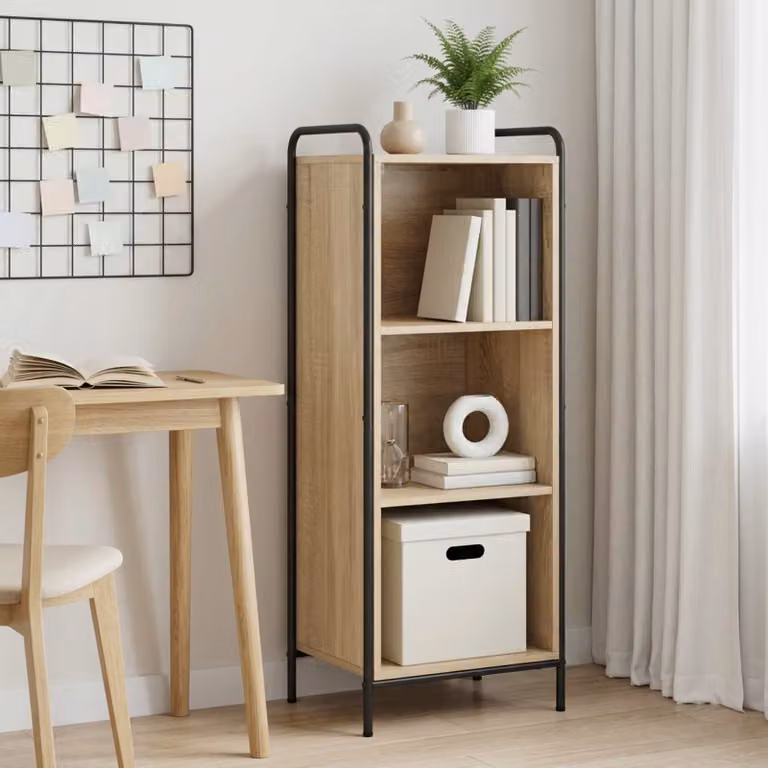 vidaXL Armadio per Libri 55,5 x 33 x 174 cm Legno ingegnerizzato