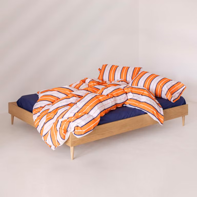 Copripiumino Joyful lines 155 x 220 cm 100% cotone Europe