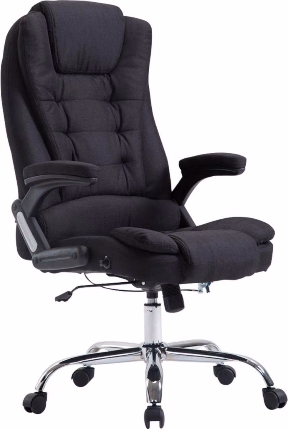 Sedia da ufficio XL - Sedia da ufficio ergonomica - Massimo comfort e sostegno | Colore: Nero