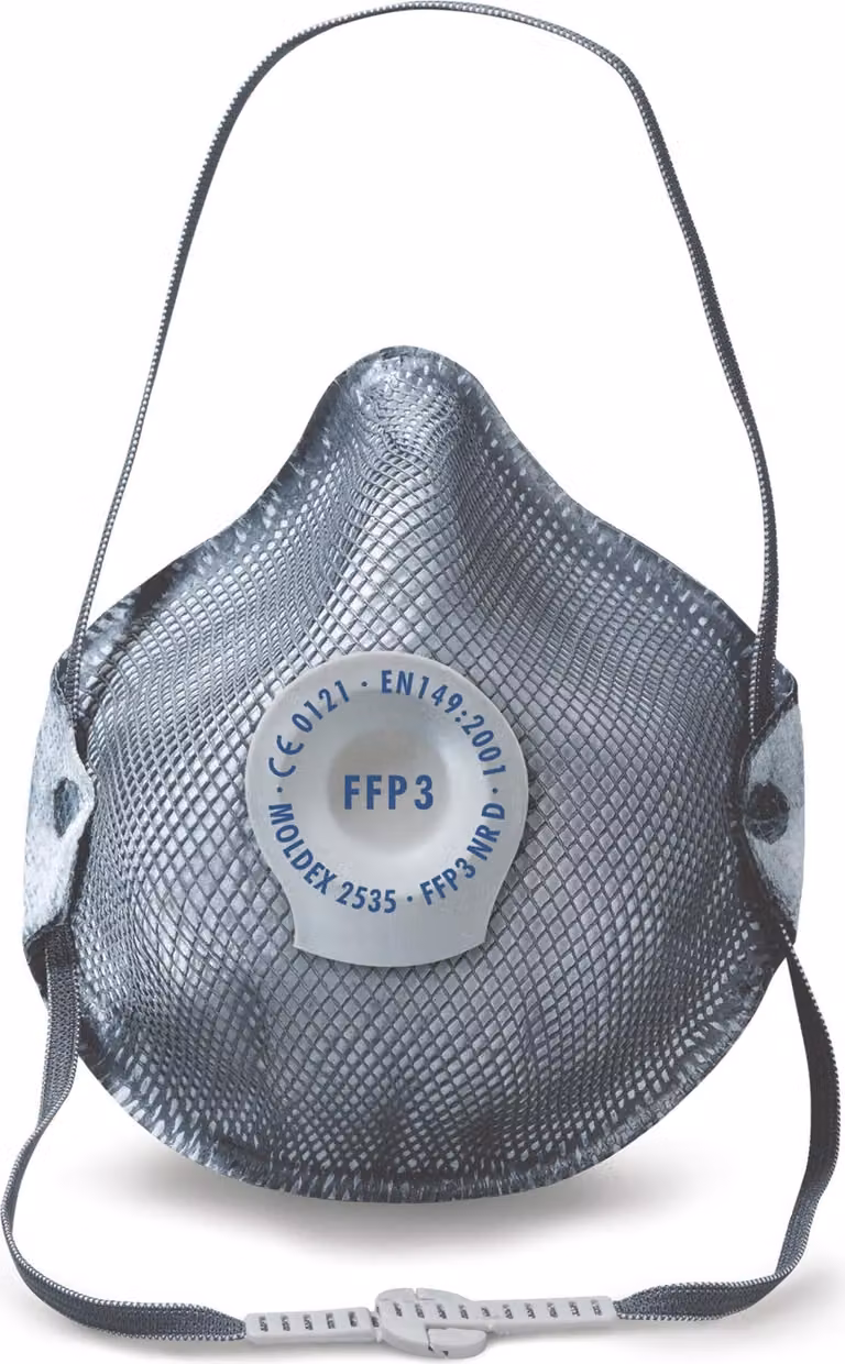 Maschera respiratoria 2535, valvola, FFP3 NR D, contro l'ozono