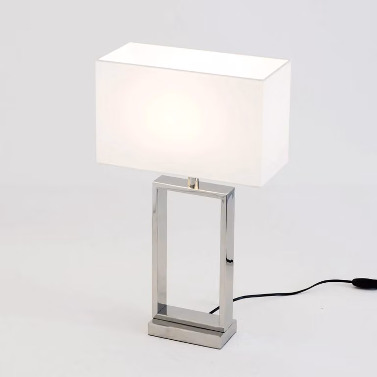 Holländer Lampada da tavolo Sprazzo, Cromo / Argento, Soggiorno / Sala da pranzo, Metallo, Moderno, Lampada da tavolo