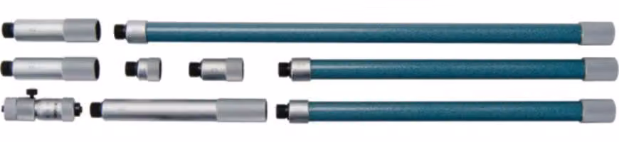 Micrometro interno a 2 punti Mitutoyo con superfici di misura temprate, 50-1000 mm