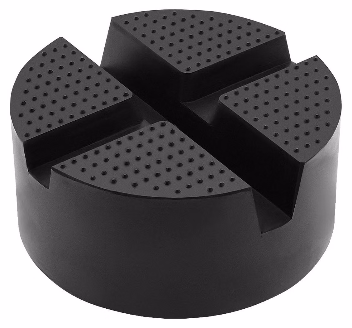 Adattatore per cric idraulico, dimensioni 10x4,61 cm, capacità 3 tonnellate, colore nero, confezione singola