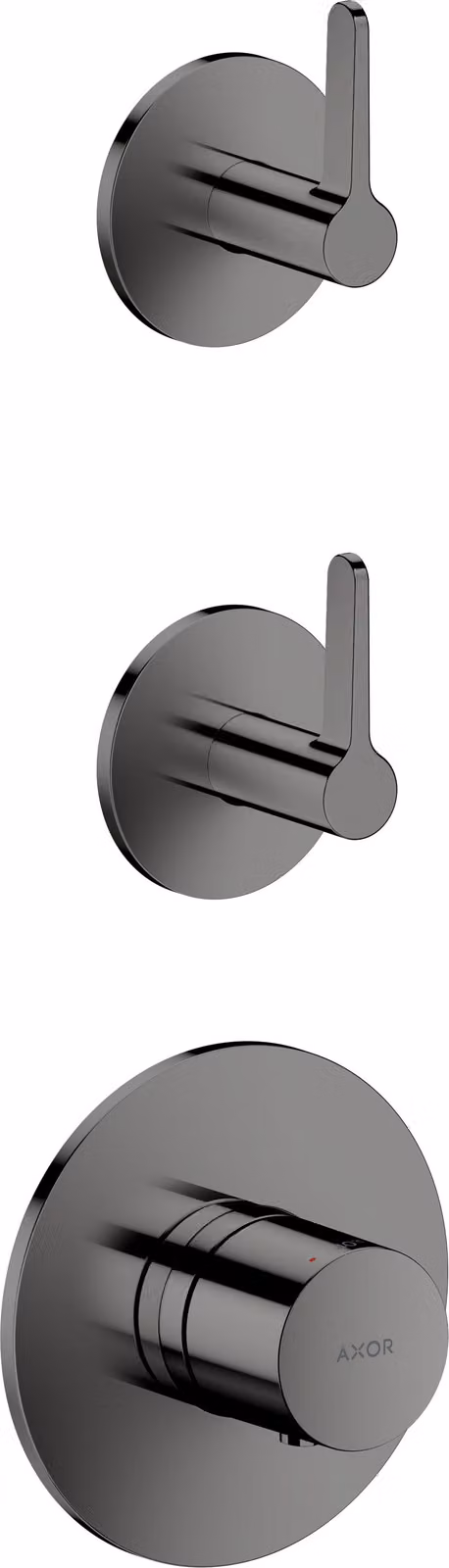 hansgrohe AXOR One Module thermostatique encastré pour 2 consommateurs, avec poignée à levier, 48722330, 48722330