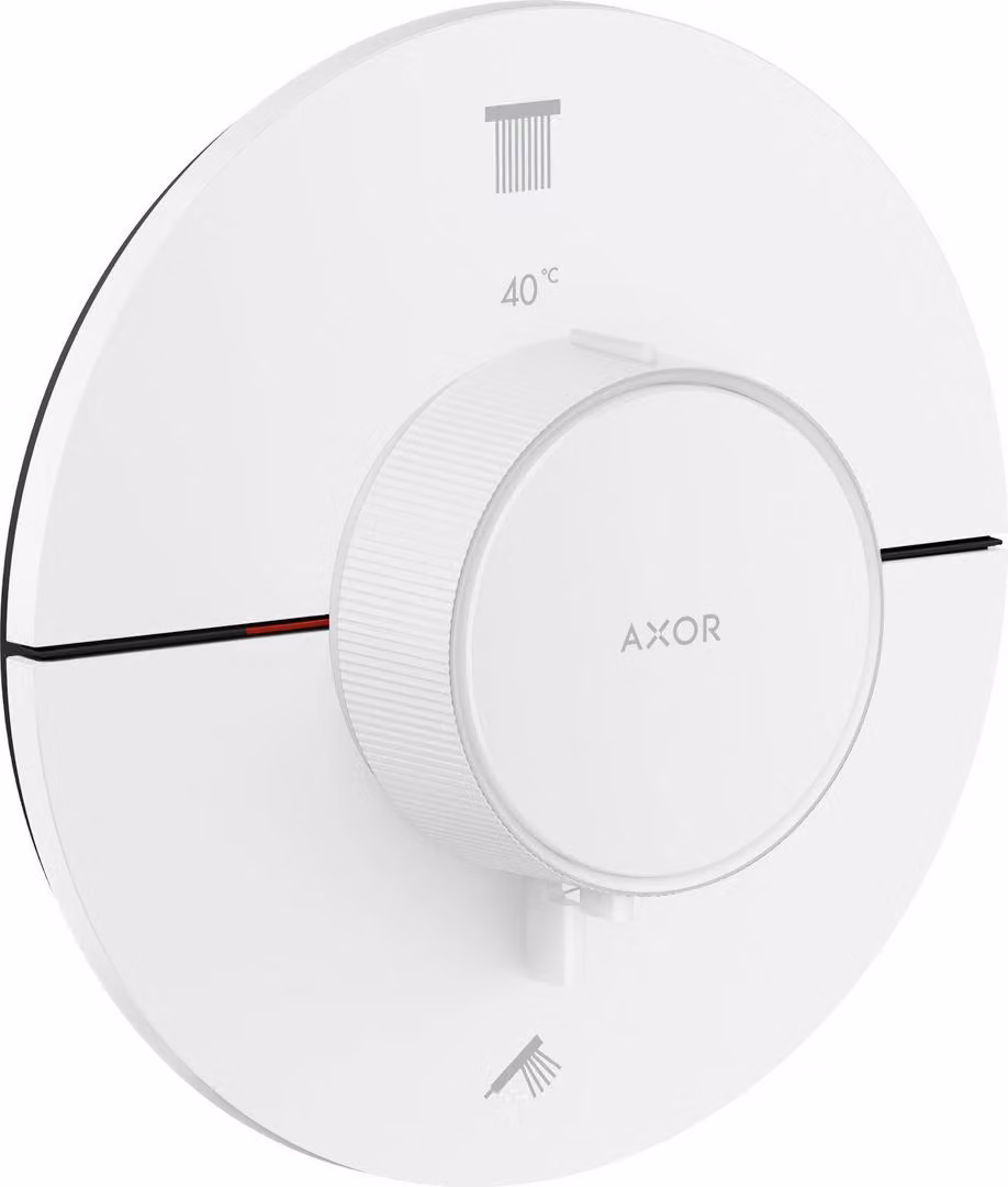 hansgrohe AXOR ShowerSelect ID thermostat, encastré, rond, 2 consommateurs, 36750700, 36750700
