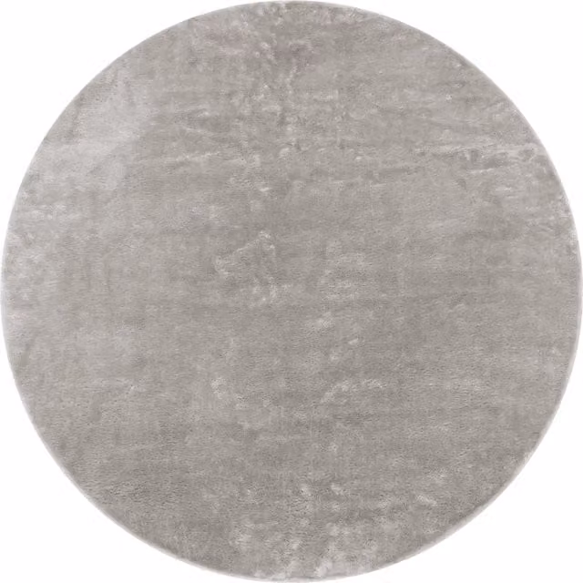 Tappeto rotondo Calia Italia grigio Diametro: 80 cm – 1
