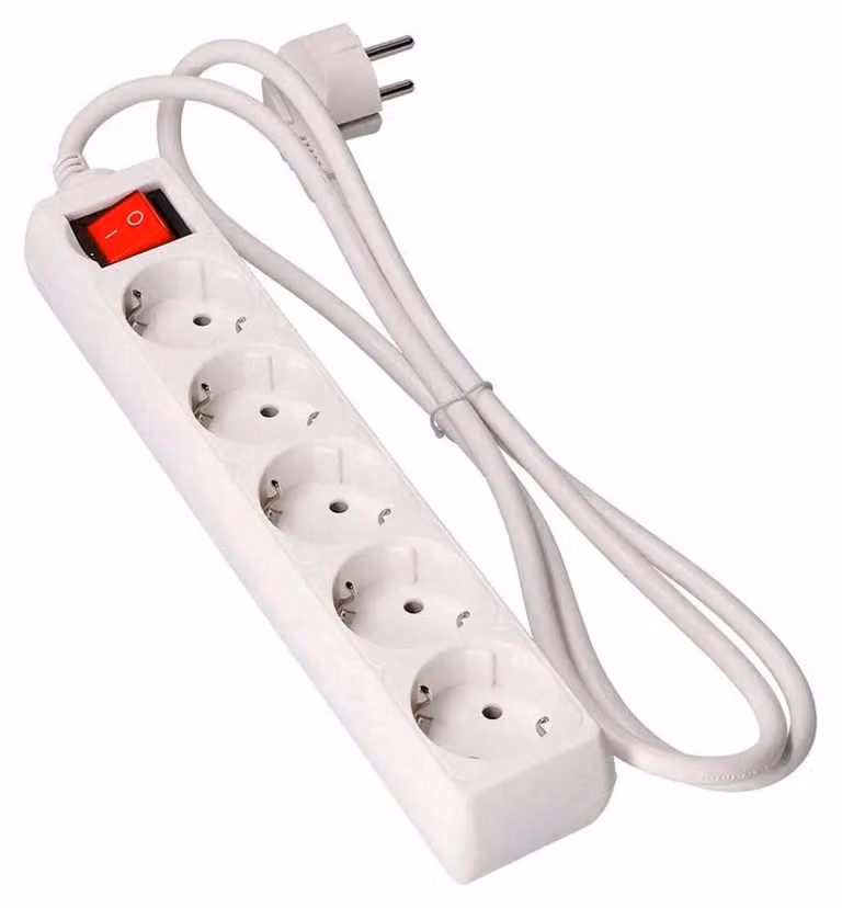 Blocco EDM - 5 prese con interruttore - 16A - 1,5 m - 41011