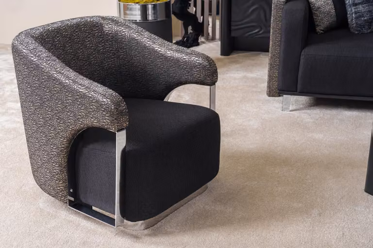 Design Sitzer Luxus Sessel Relax Textil Sessel Relaxsessel Modern Luxus