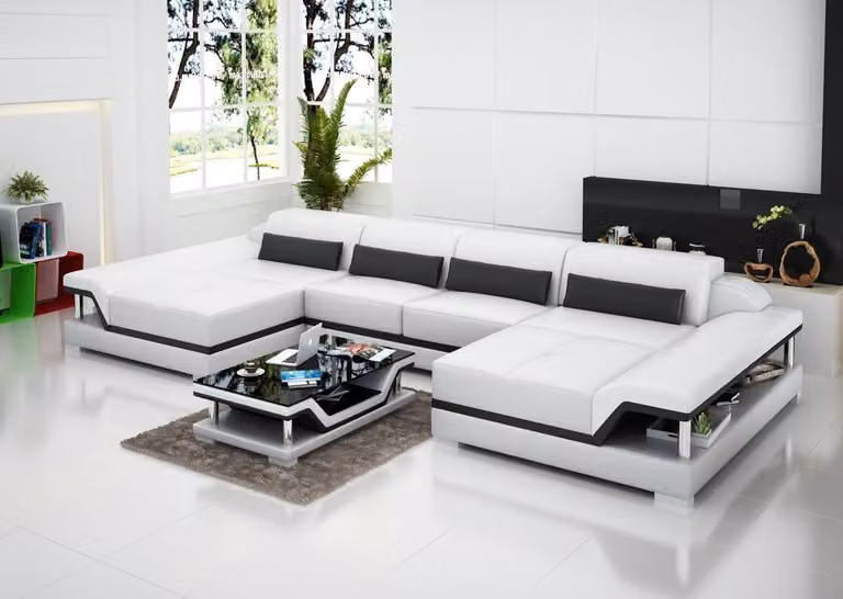 Couchen Leder Sofa Sitz Eck Garnitur Polster Ecke Couch Design Couch Luxus