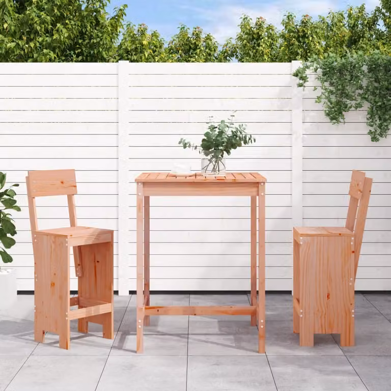 Maison Exclusive - Set da giardino da 3 pezzi in legno massello di douglasia
