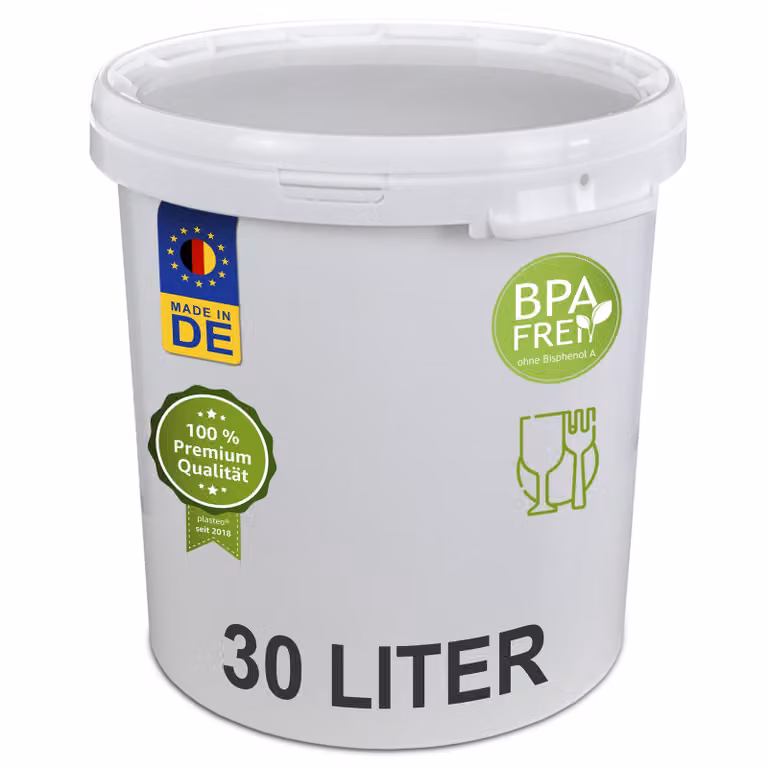 Hobbock da 30 litri con coperchio