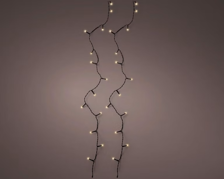 Lumineo luci fiabesche BASIC 720 LED 54 m di cavo morbido oro, nero