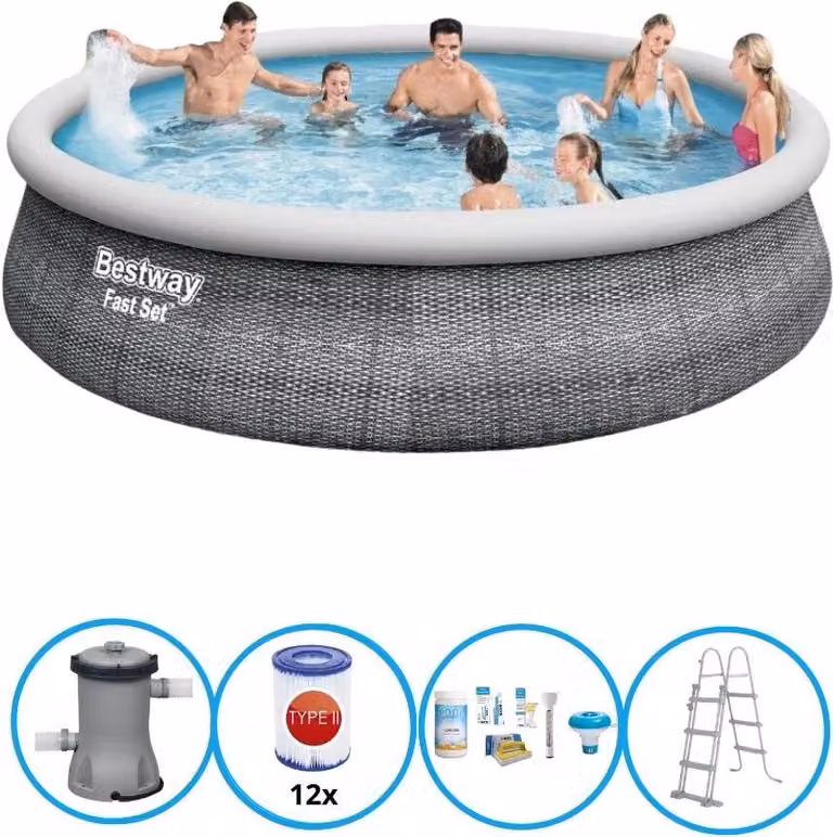 Set rapido per piscina Bestway - 457x107 cm - Bundel per piscina