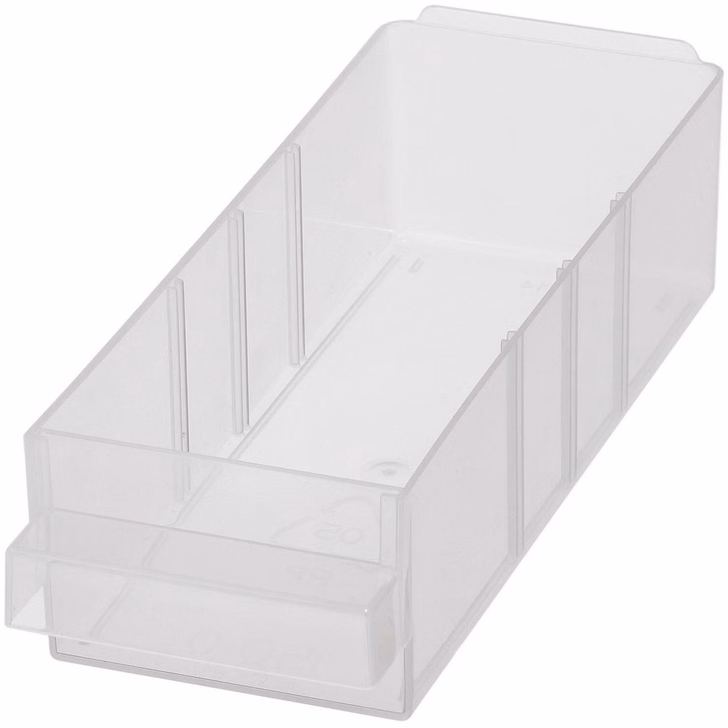 Cassetto di ricambio 150-00 L55xP153xH41mm PP transp.RAACO