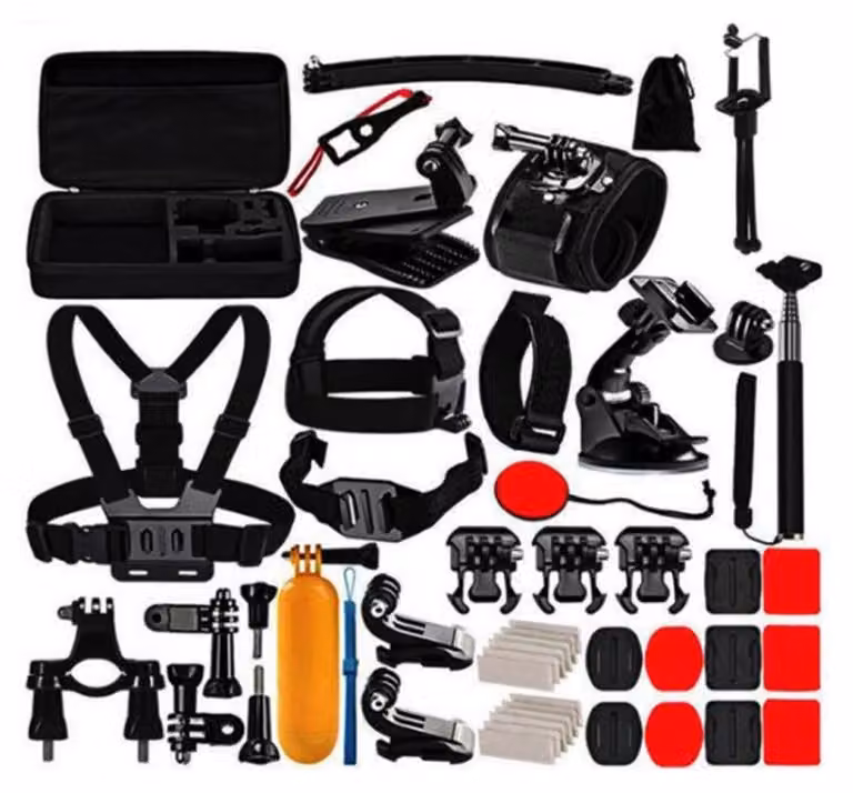 PULUZ 50v1: Set di accessori per action camera