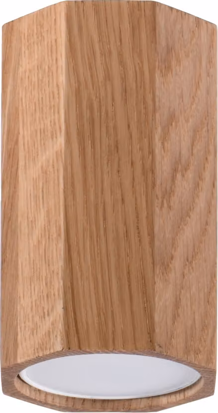 PLAFON LEHDO Lampada da soffitto in legno di quercia dimmerabile