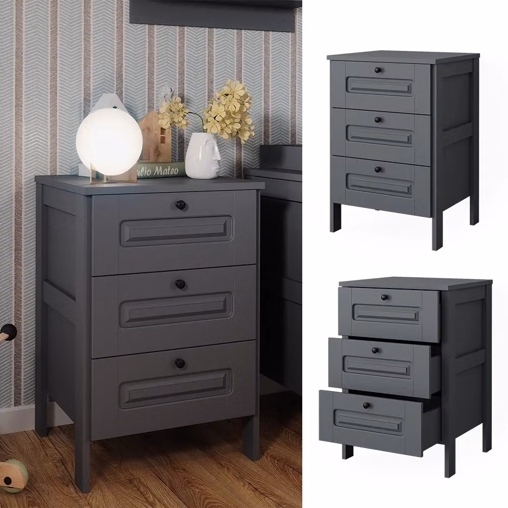 Cassettiera Ajaton VitaliSpa Grigio L: 60 cm, H: 88.4 cm – 2