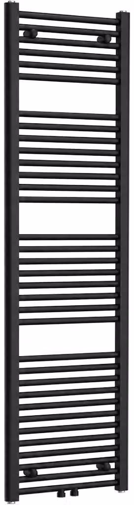 Radiatore da bagno Benito - attacco centrale da 50 mm / laterale - 703 W - nero opaco - 1700x450 mm