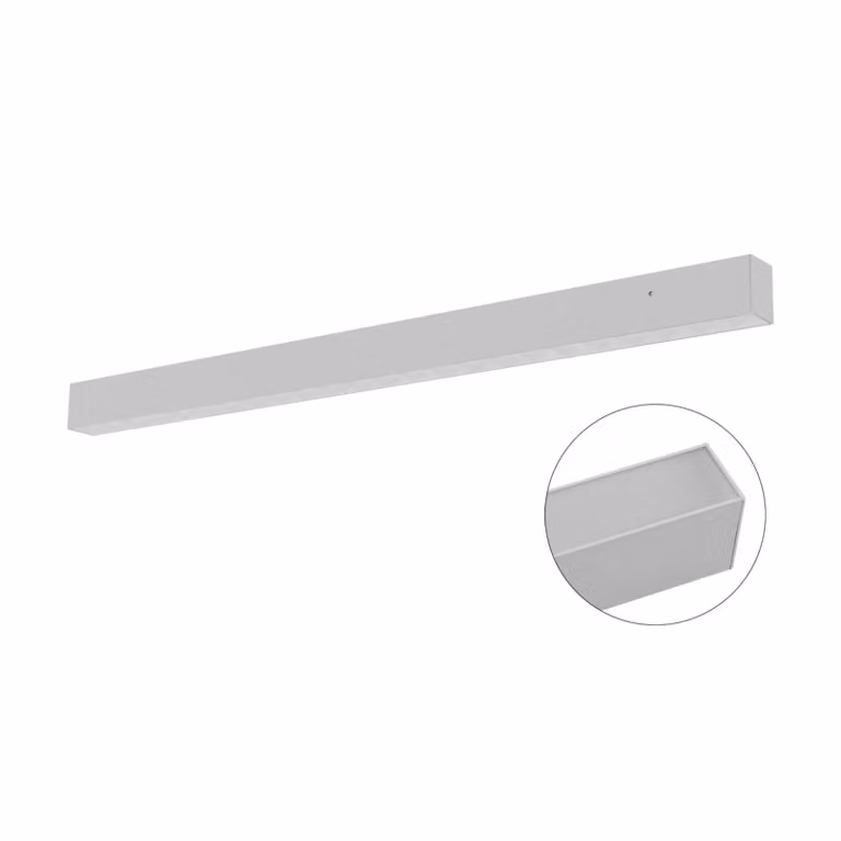 EVN Plafoniera a LED Munus, Alluminio / Grigio / Zincato, Soggiorno / Sala da pranzo, Alluminio, Moderno, Plafoniera LED