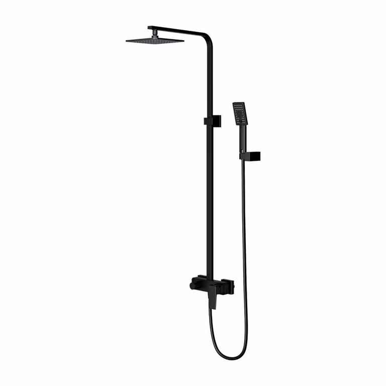 Omnires PARMA PM7444BL Set doccia, nero opaco
