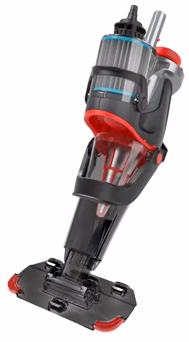 Kokido EV60CBX/EU, Aspirapolvere per pareti, Piscina e spa, Grigio, Rosso, A forma di cono, Piscina fuori terra / piscina interrata, Sacchetto filtro