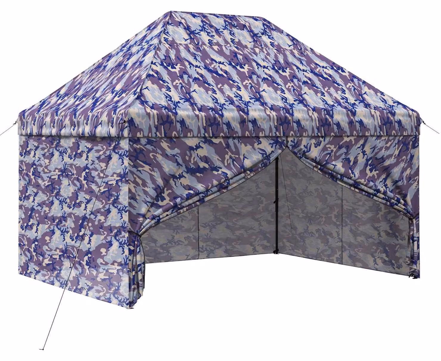 Padiglione pop-up con 4 pareti, dimensioni 2,95 x 4,1 metri