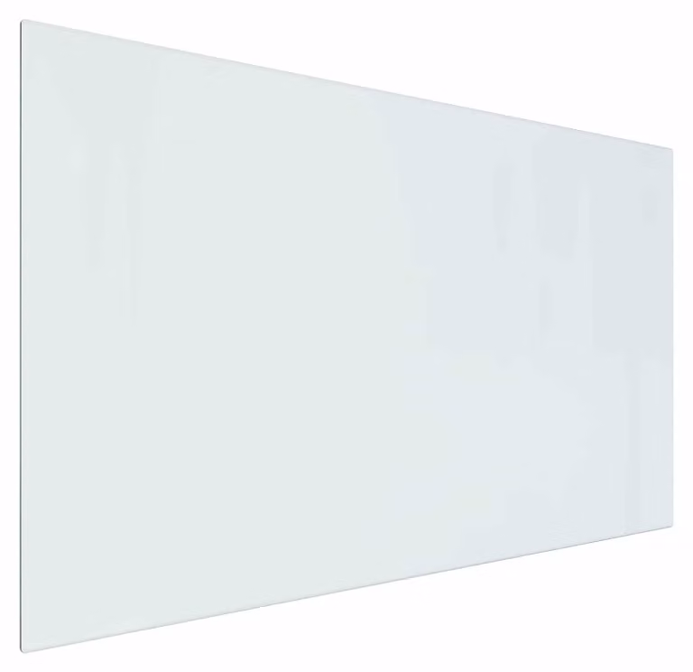 Piastra in vetro per camino Trasparente 100 x 60 cm Vetro