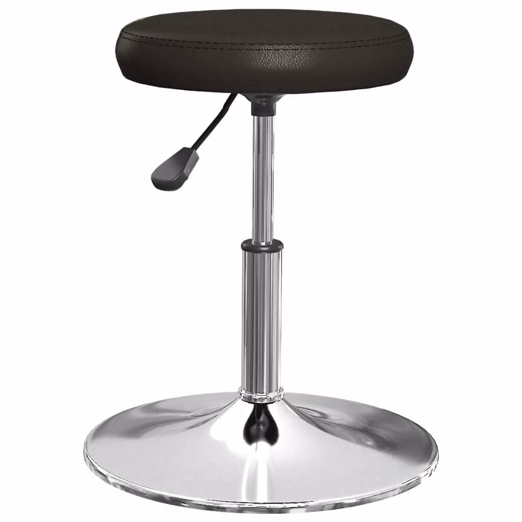 vidaXL Sedie da pranzo 4 pezzi in Pelle finta nera