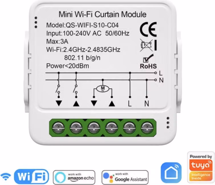 Controllo cieco WLAN, Tuya smart