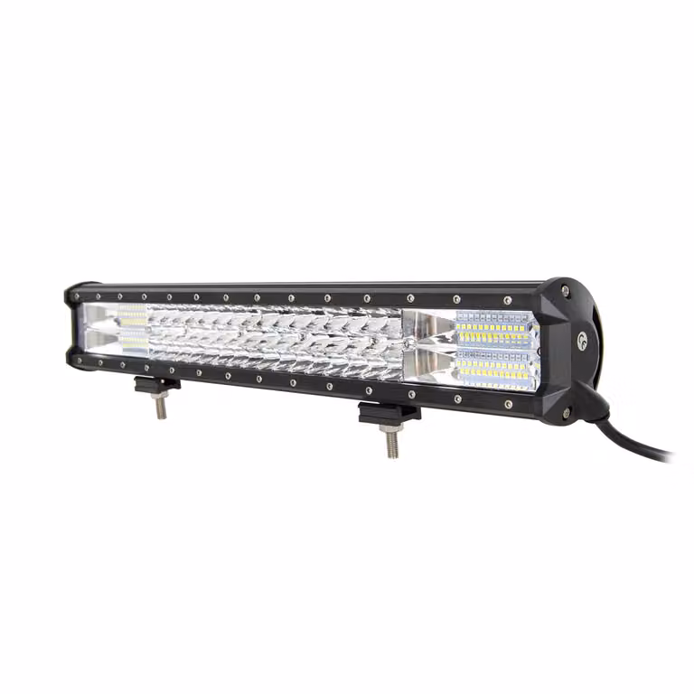 striscia luminosa a LED da 288W da 20 pollici, tre file, impermeabile IP67, solo striscia luminosa