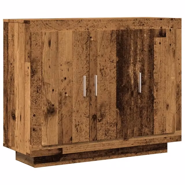 Credenza | Madia | Buffet da pranzo | Armadio da pranzo Legno Antico 92x35x75 cm in Legno Multistrato