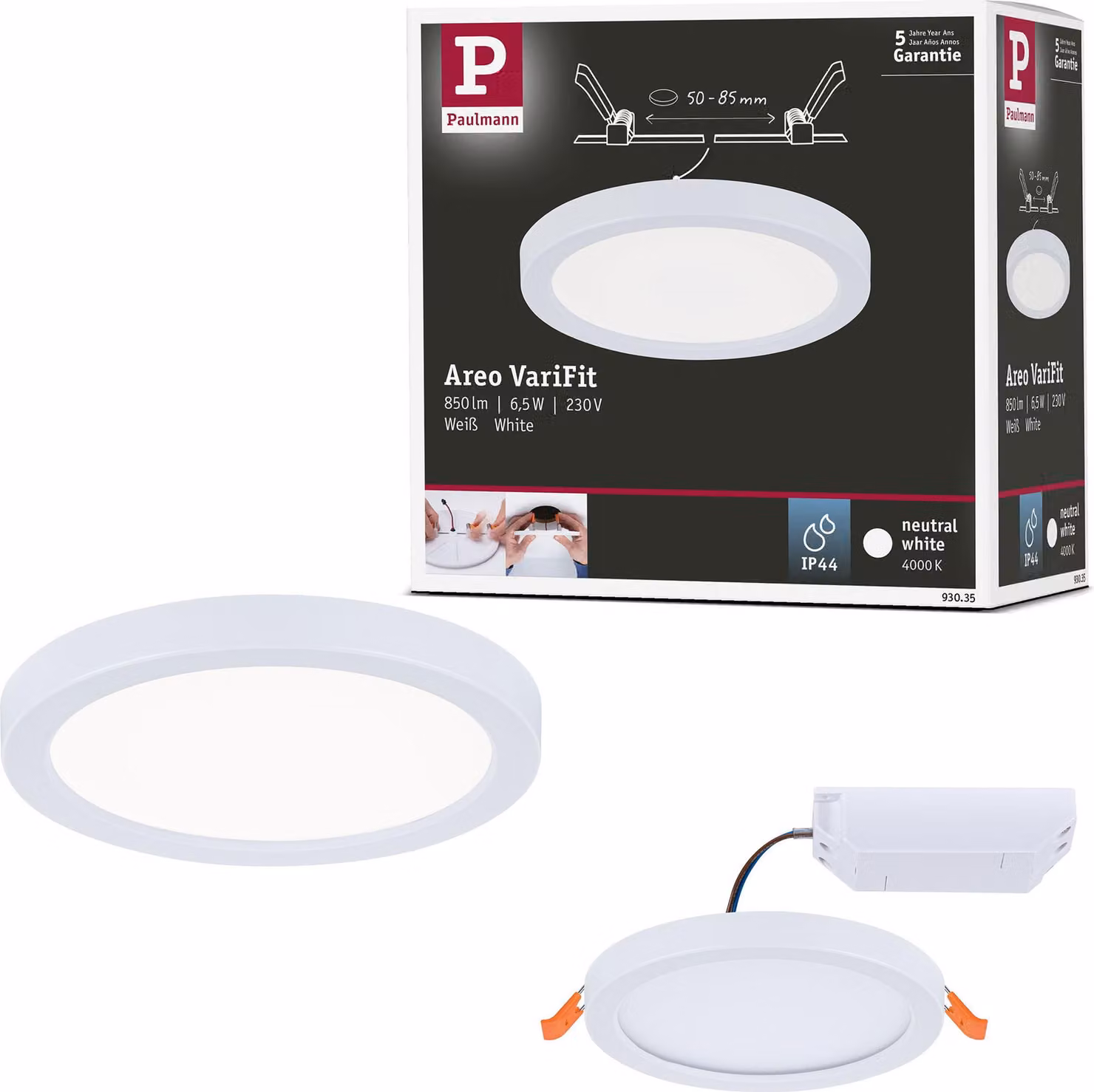 Pannello da incasso LED Paulmann VariFit Areo