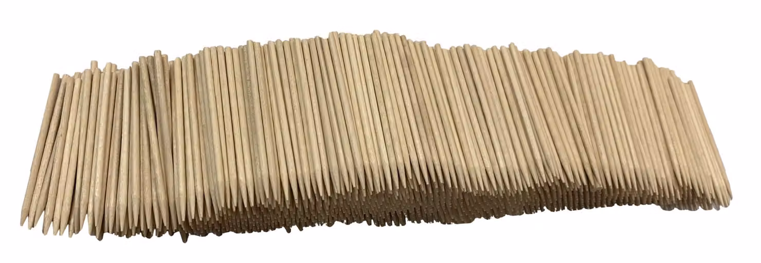 Set di 20000 bastoncini di legno (2,5 mm x 7 cm)