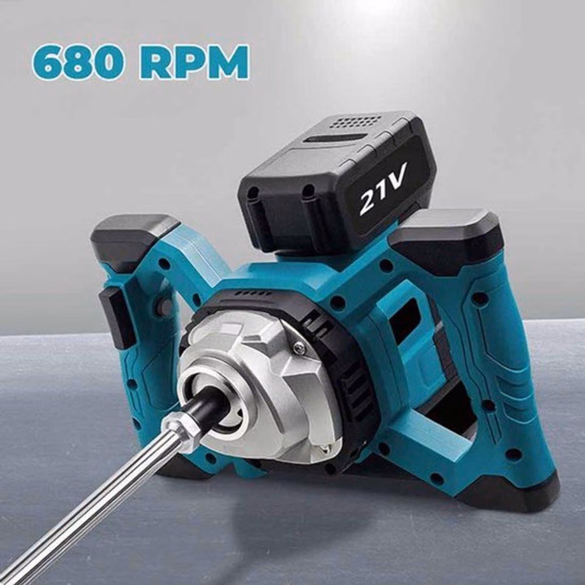 Miscelatore per calcestruzzo - Wireless - 6 velocità - Motore brushless - Include 2 batterie