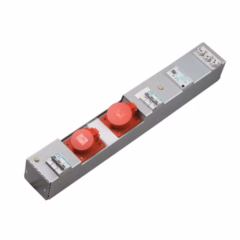 Prese multiple ABN 14L_composte da: 1x CEE 32A + 1x CEE 16A, a 5 poli EH014L