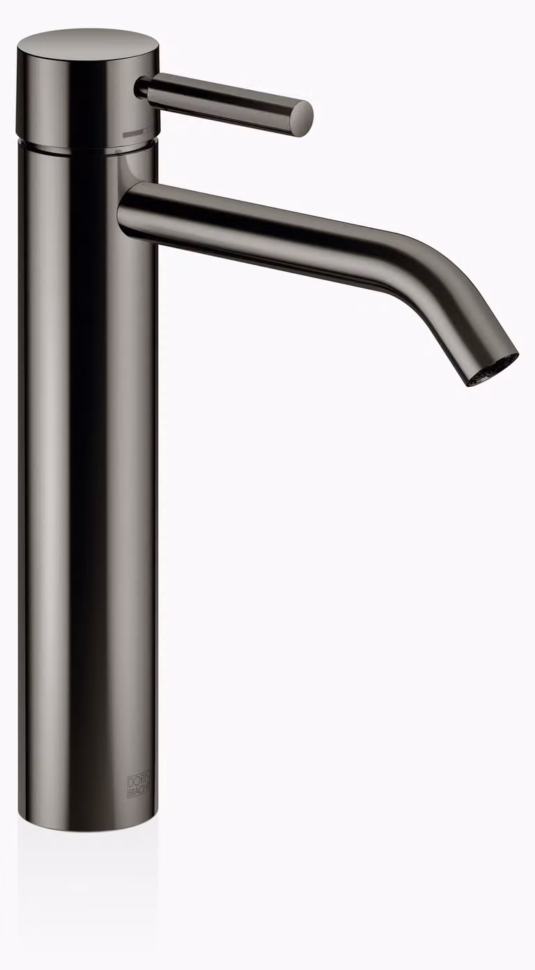 Dornbracht META Mitigeur monocommandé pour lavabos avec pied surélevé, sans garniture d'écoulement, saillie 165mm, 33539660-19, 33539660-19