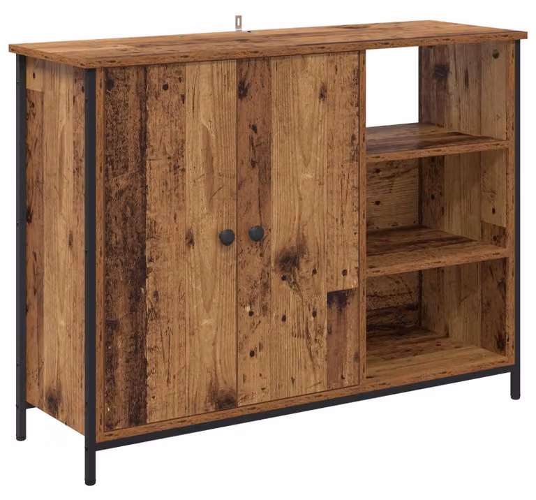 Credenza Legno vecchio 100 x 33 x 75 cm Legno multistrato