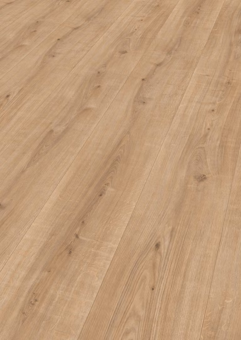 Pavimento laminato EGGER NatureSense* EL2093, finitura Ortega, legno di quercia, dimensioni 1292x327x8 mm