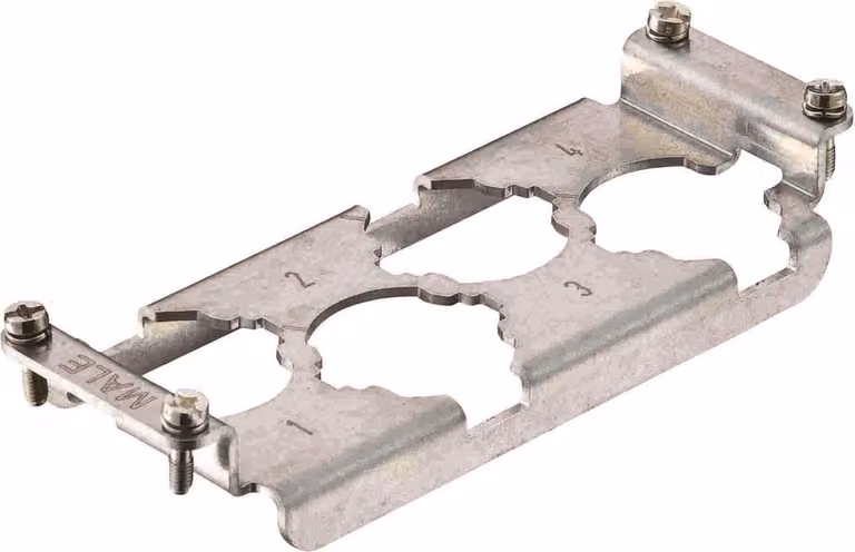 "Telaio di supporto Han HPR, zoccolo 24B, per 4 moduli HC 250 Materiale metallico"