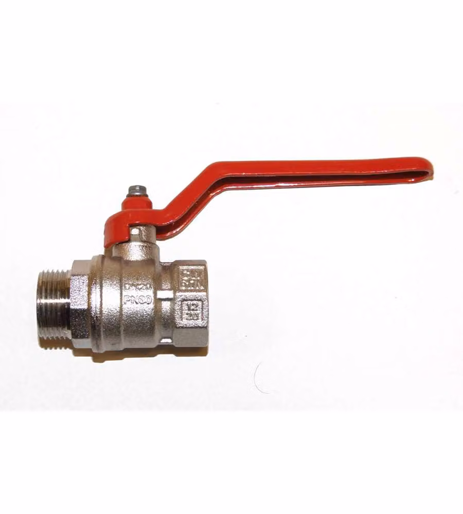 Valvola a sfera con leva maschio - femmina 1/2"