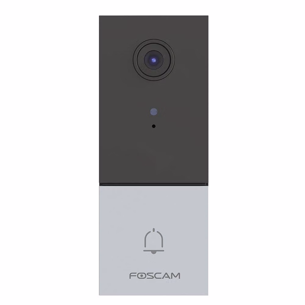 Satel Foscam VD1, nero, argento, IP65, 802.11b, 802.11g, Wi-Fi 4 (802.11n), Wi-Fi 5 (802.11ac), IP?TCP?UDP?SMTP?FTP?RTSP, 4 MP, 2688 x 1520 pixel