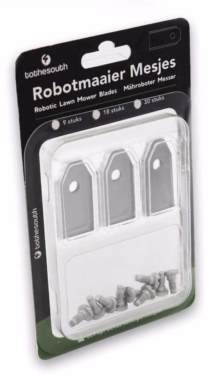 Lame per tosaerba robot – acciaio – 60 pezzi