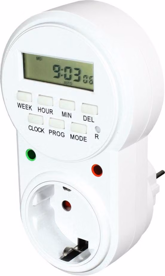 EcoSavers tipo F timer presa digitale