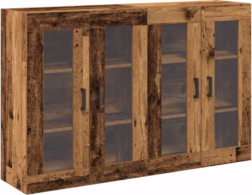 Armadi da Parete 2 pcs Legno vecchio 69,5 x 34 x 90 cm
