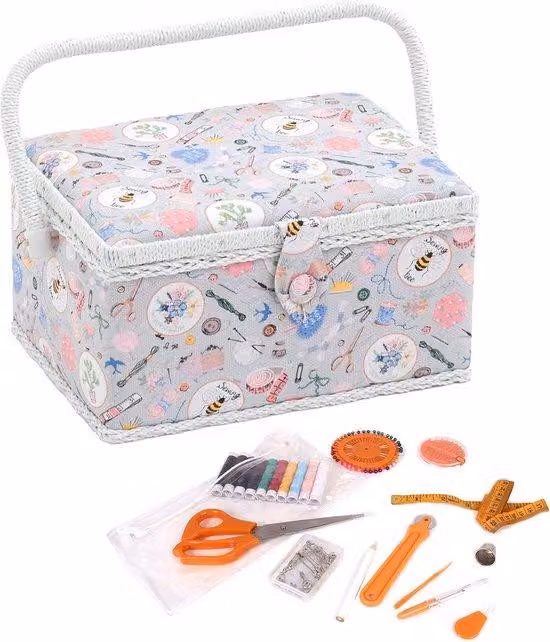 Mini valigetta porta attrezzi con 94 pezzi - Dimensioni: 18,5 x 25,5 x 14,5 cm