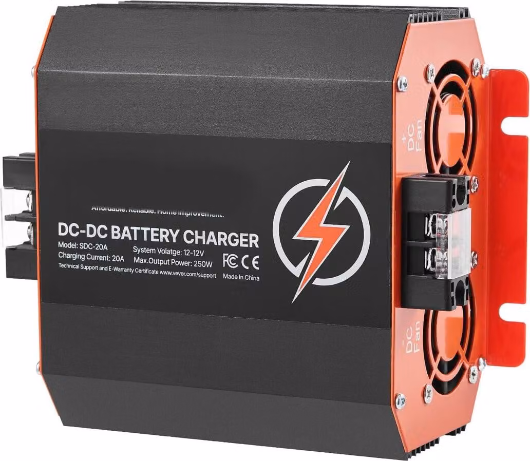 Caricabatterie da 12 V 20 A CC a CC Caricabatterie da 250 W per batterie al piombo-acido e al litio AGM