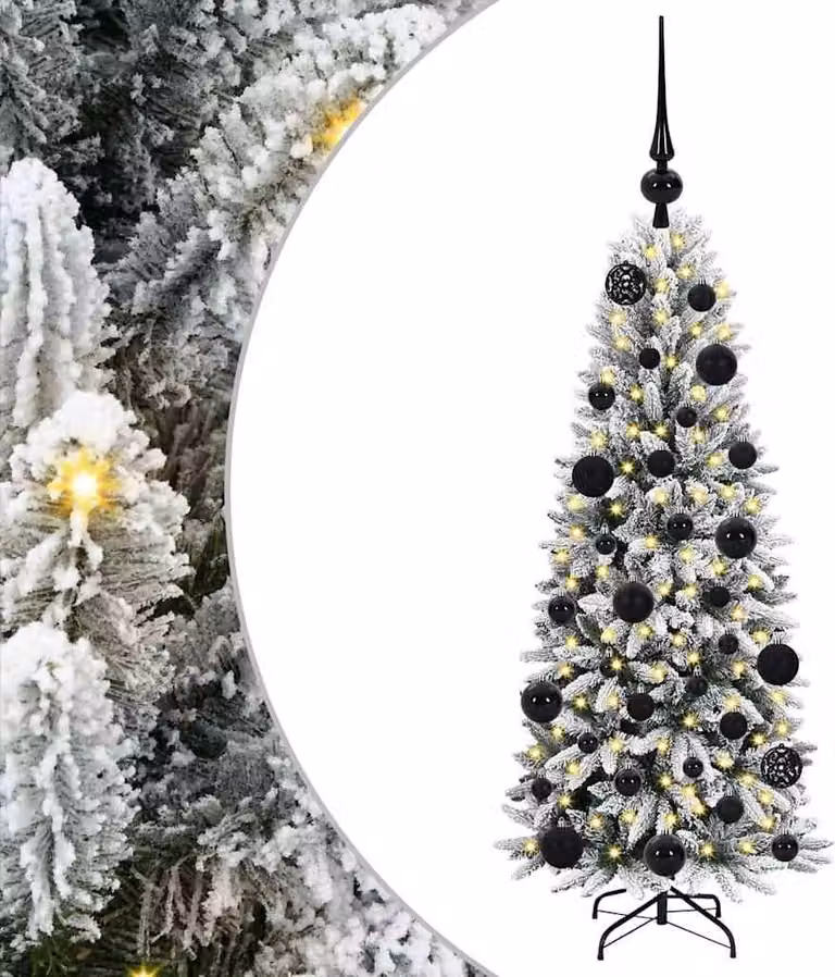 Albero di Natale artificiale con 150 LED Bianco 120 cm