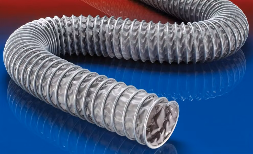 Tubo di aspirazione in PVC: diametro interno 500 mm, diametro esterno 512,00 mm, spessore 6 mm, lunghezza 3 m